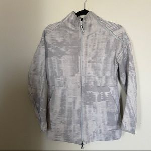 ADIDAS PATTERNED ZIP UP